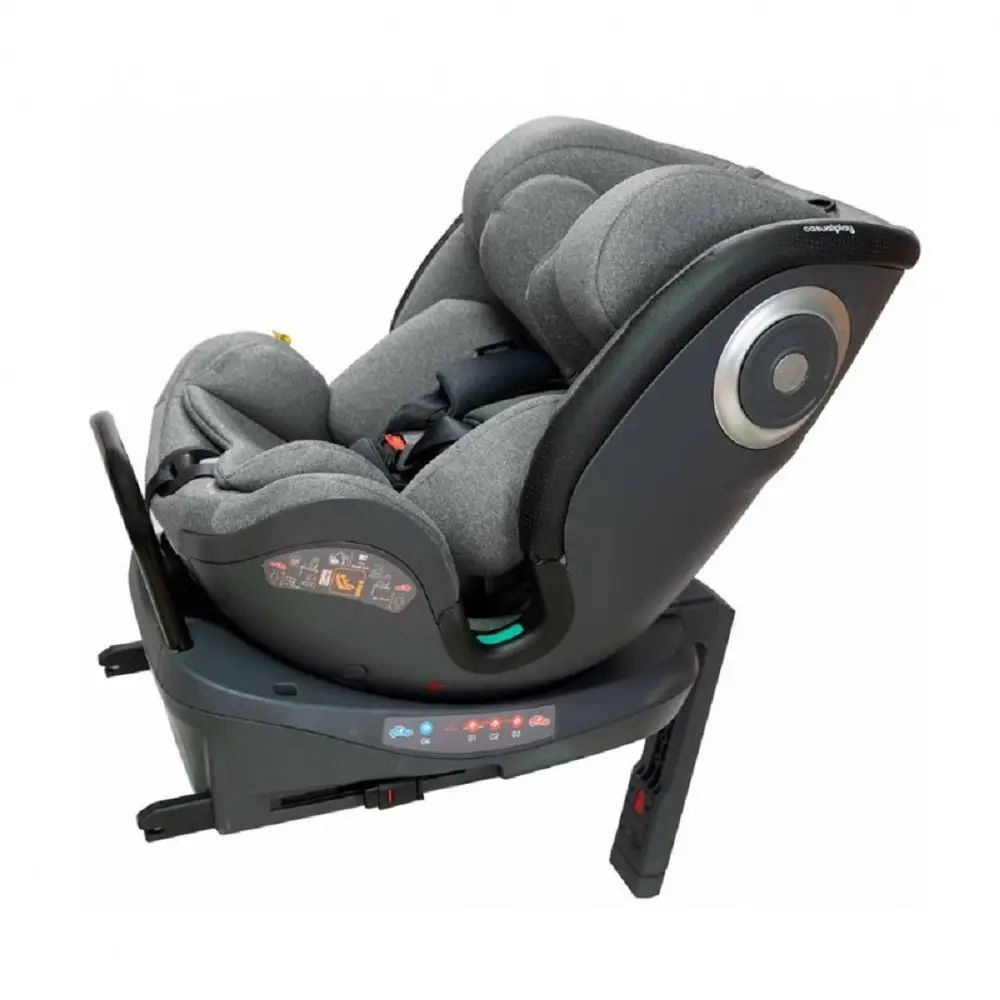 Casualplay Seggiolino Auto Revol I-Size – Light Grey (40-150 cm) - bambini 40-150 cm (0-12 anni)