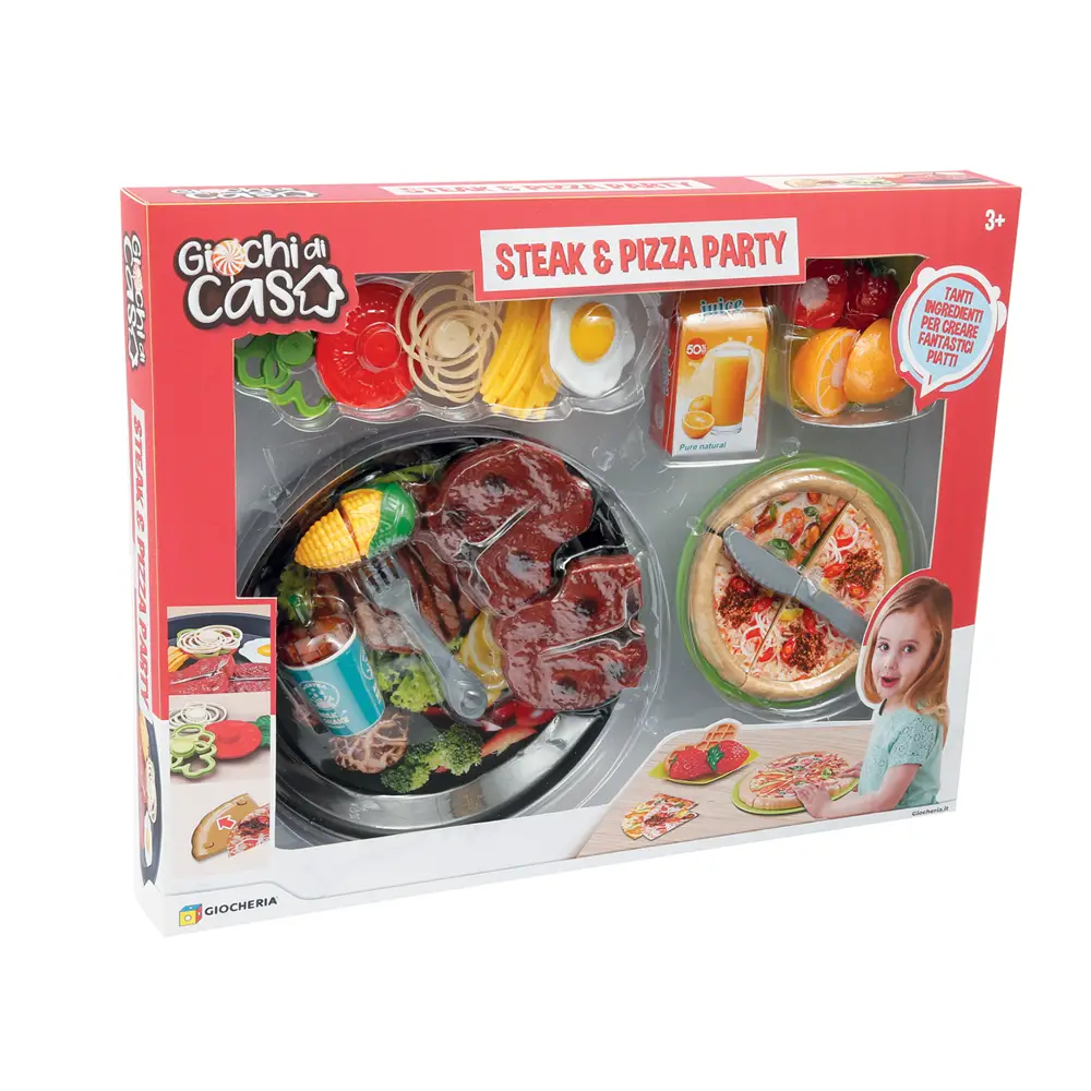 Home Games Food Set with Steak Xj369 - Food, markets, tableware