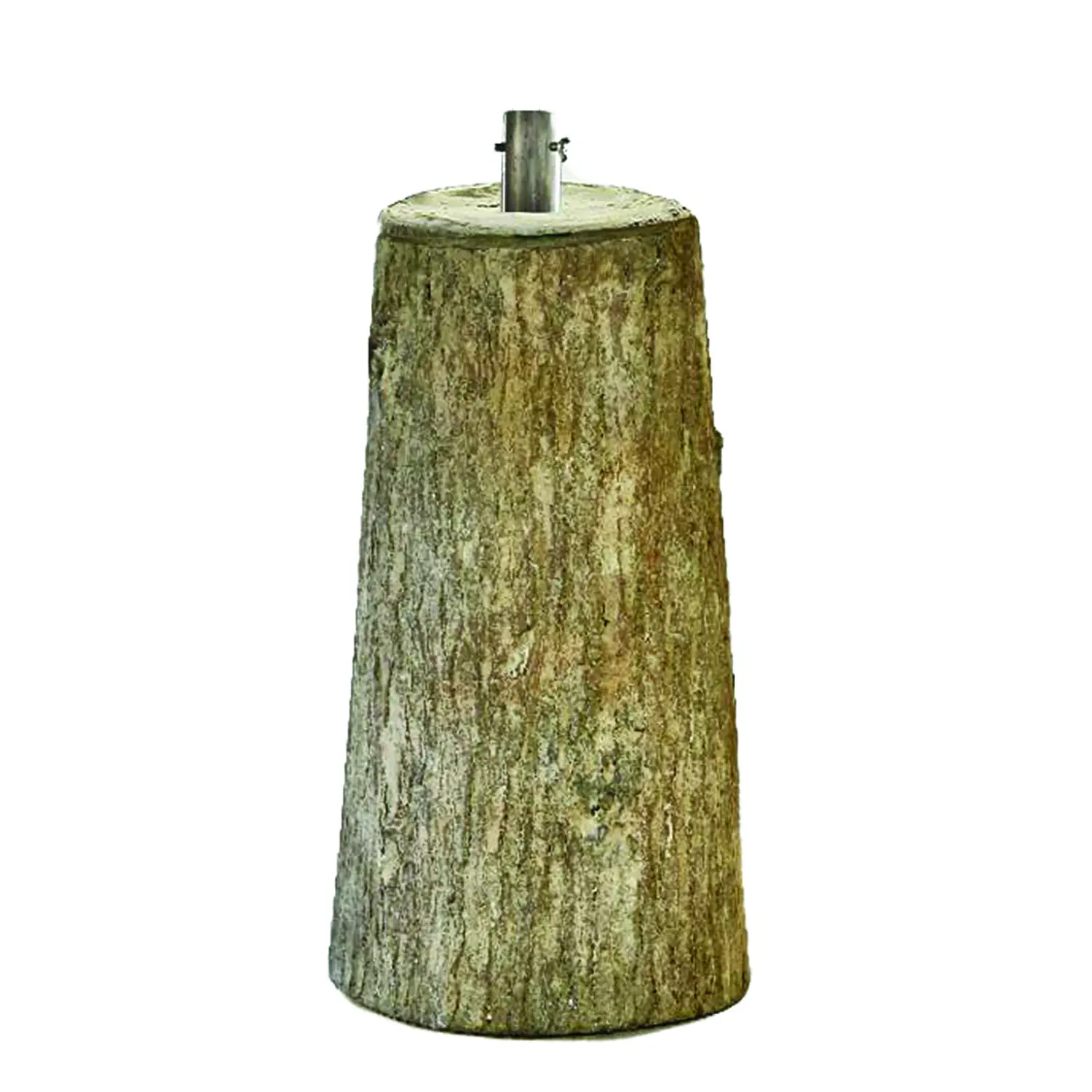 Base Tronco Cm.45 Realistica in Resina Effetto Legno per Alberi di Natale - basi albero