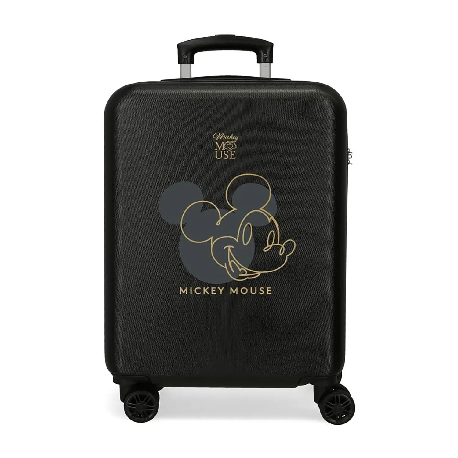 Disney Mickey Outline Life Trolley Cabin Abs 55cm 4 Wheels Black - gift and luggage gadgets