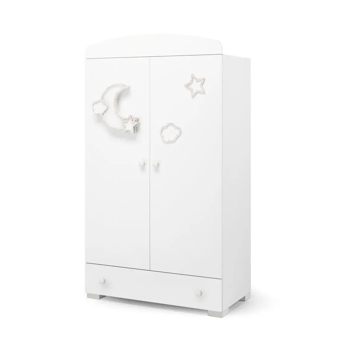 MOON ARMADIO BIANCO ERBESI - Zona cambio e bagno