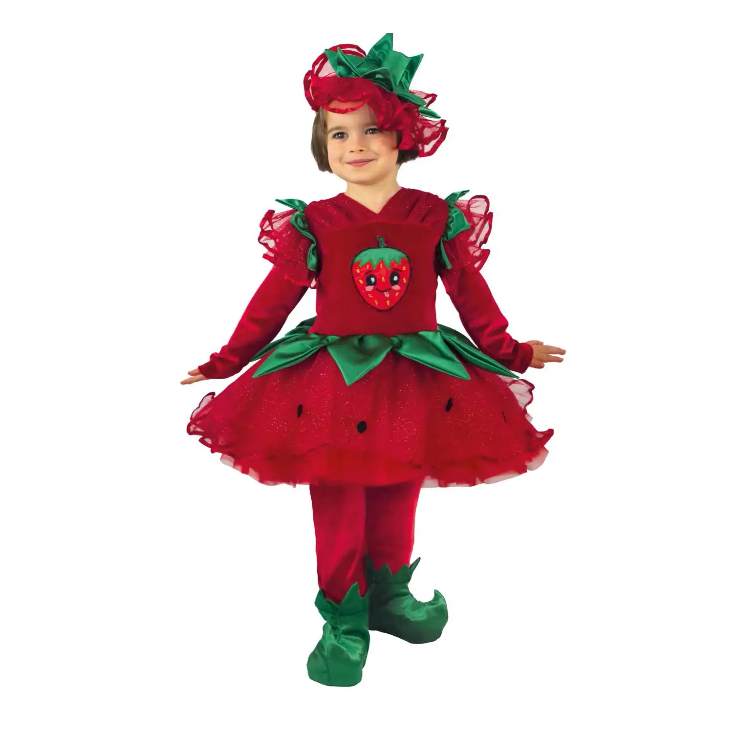 Costume Fragoletta Baby 1/2 Anni - abiti bambino e bambina