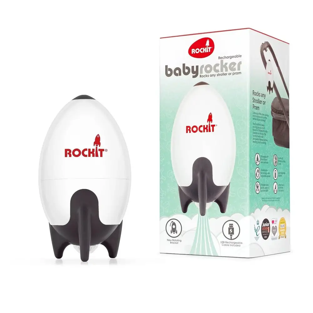 Nuovo Rockit Ricaricabile – Dondola Passeggino e Carrozzina Automatico Portatile - accessori