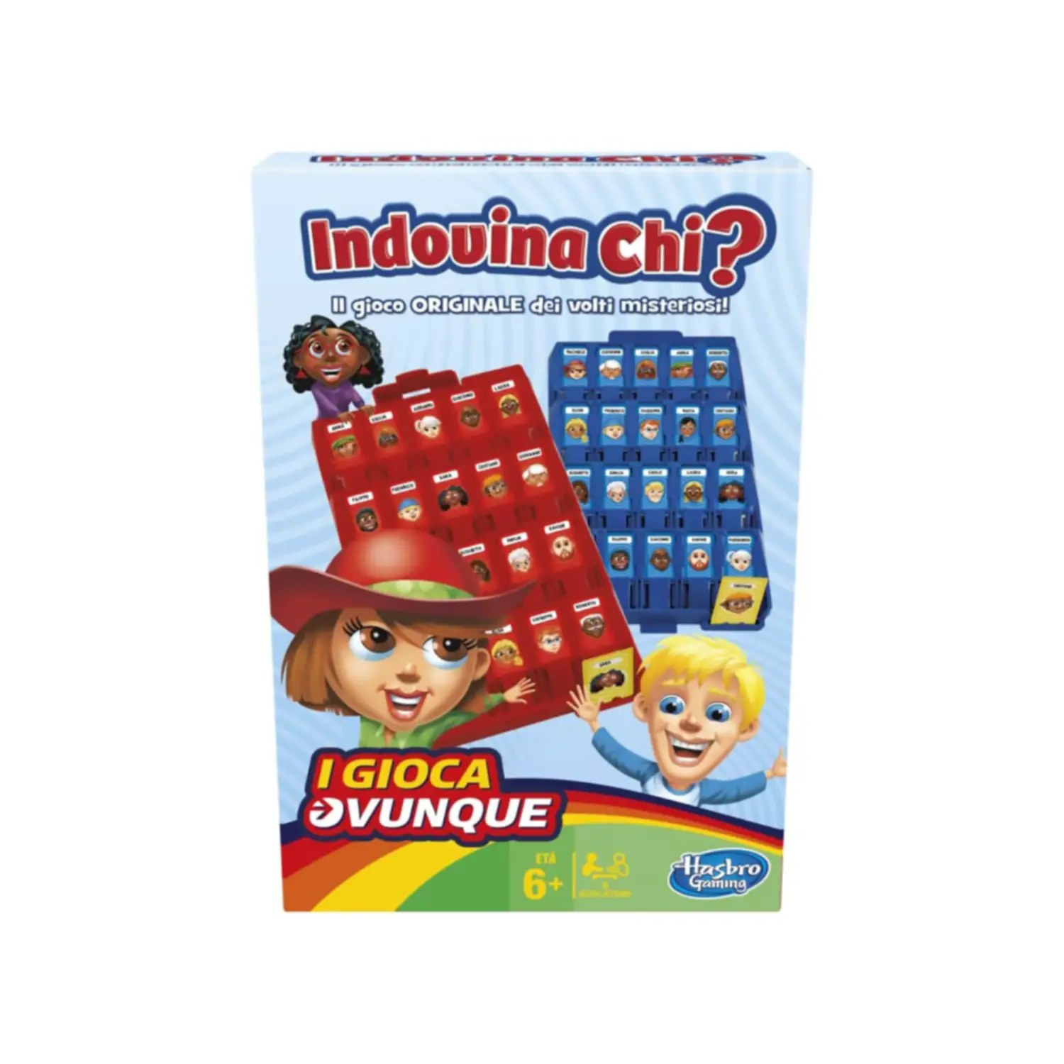 *Indovina Chi? Gioca Ovunque – Versione Travel del Classico Gioco da Tavolo - Giochi di società
