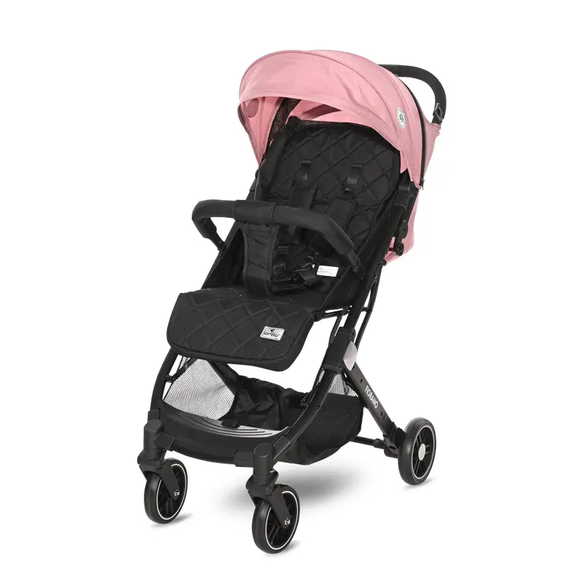 Passeggino Lorelli Fiorano Rose Telaio Nero - passeggini compatti