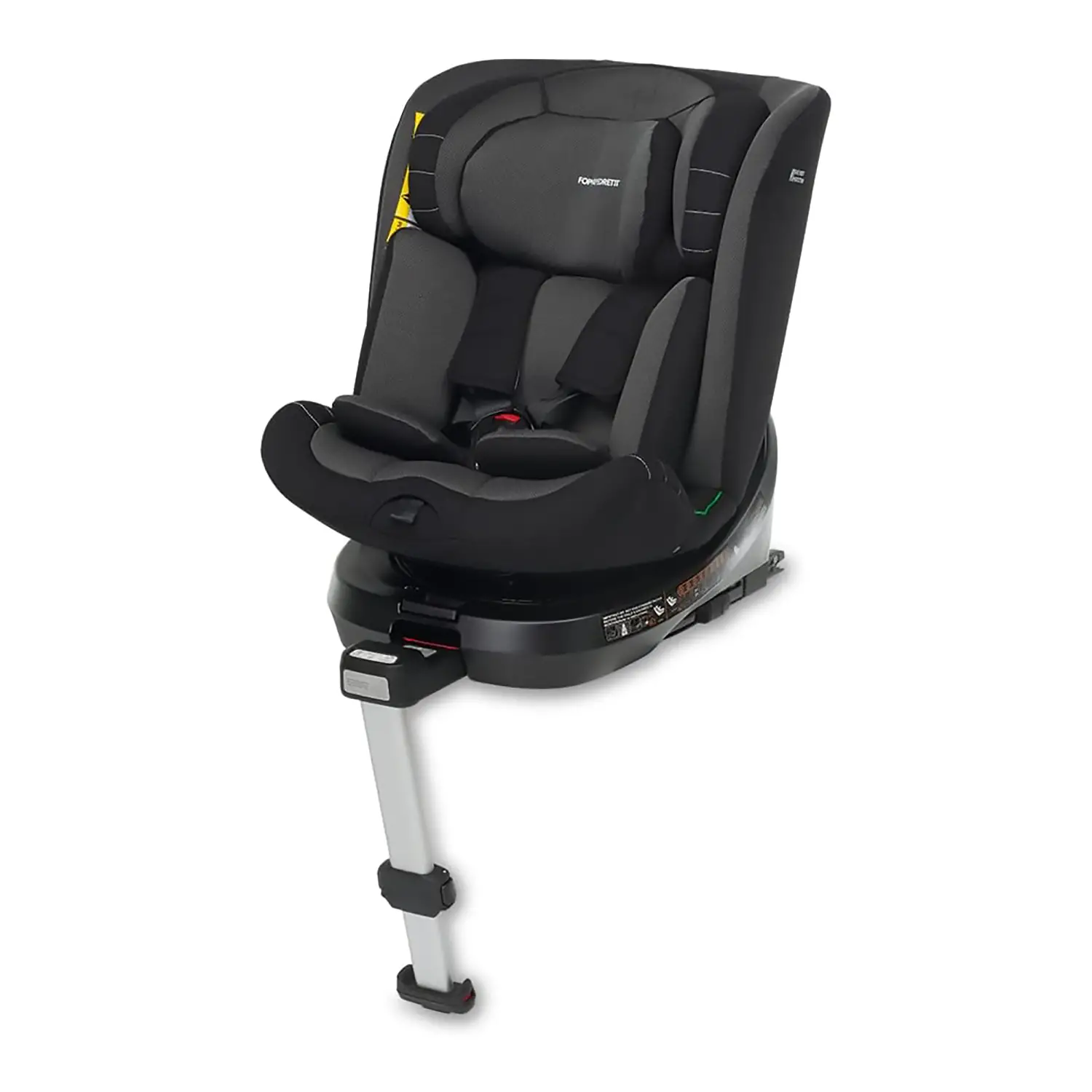 Seggiolino Auto Iturn I-size Black Girevole 0-12anni 40-150cm Foppapedretti - bambini 40-150 cm (0-12 anni)