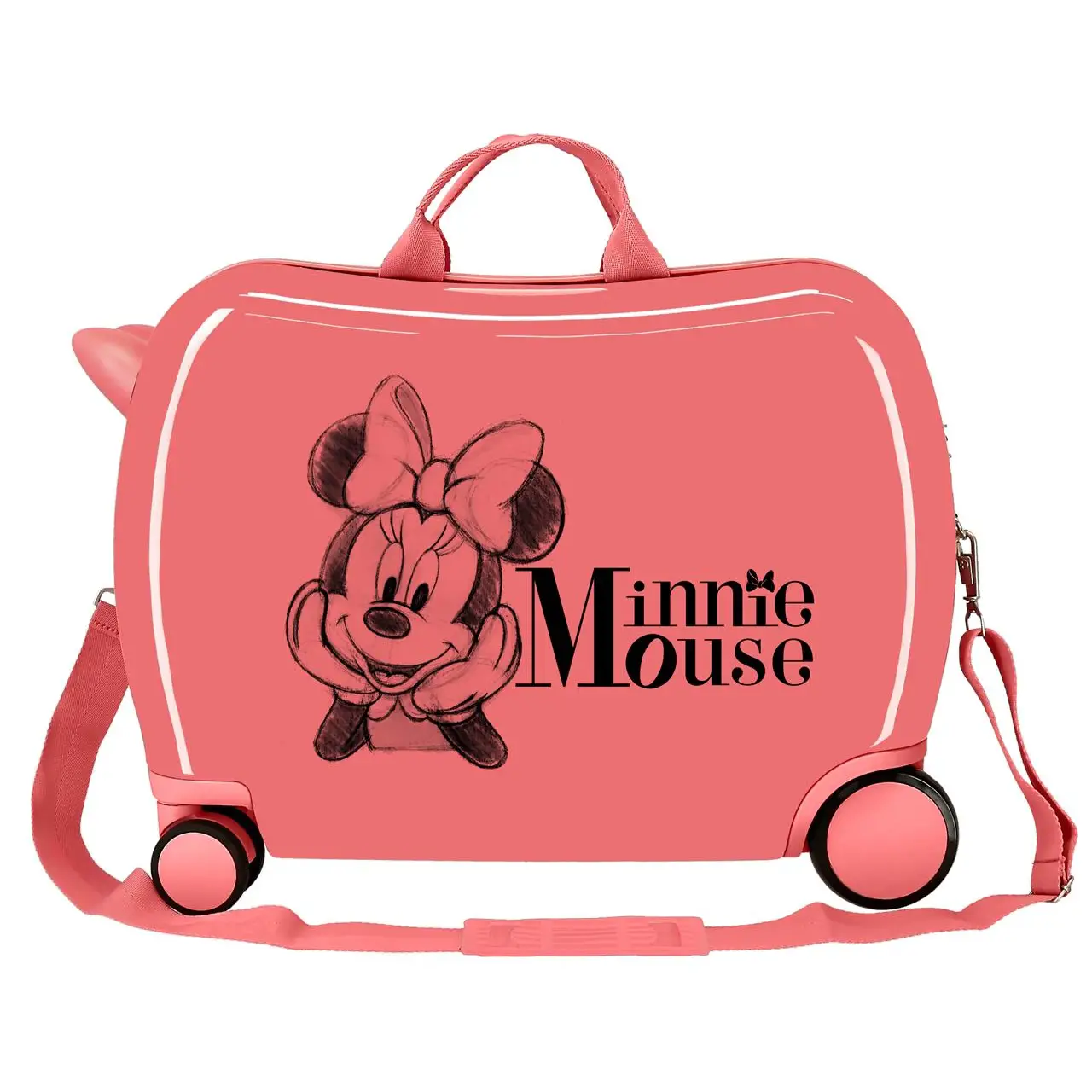 Minnie In Love Rideable ABS Trolley 4 Wheels - gift and luggage gadgets