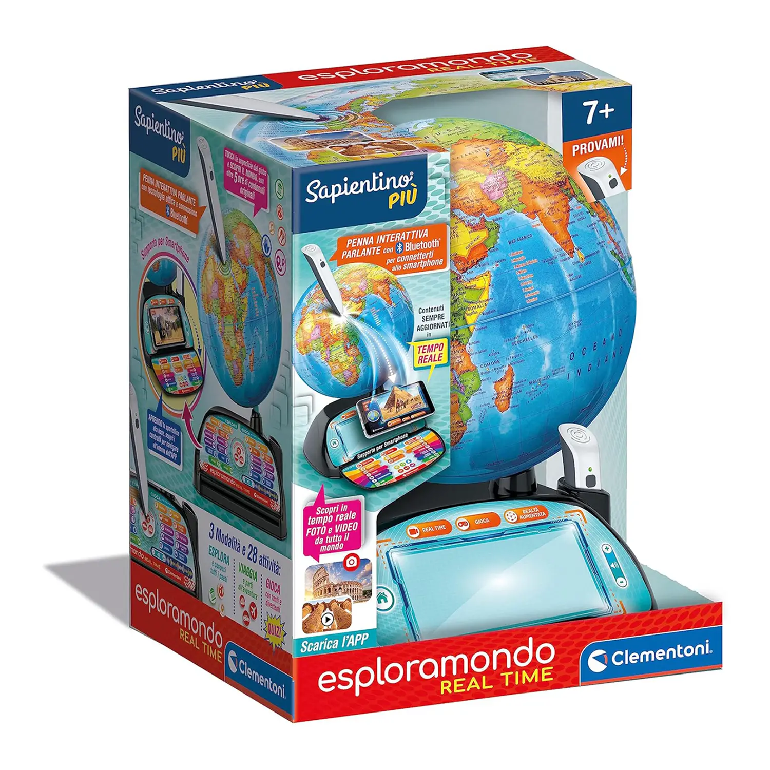 Clementoni Sapientino Più – Esploramondo Real Time - sapientino