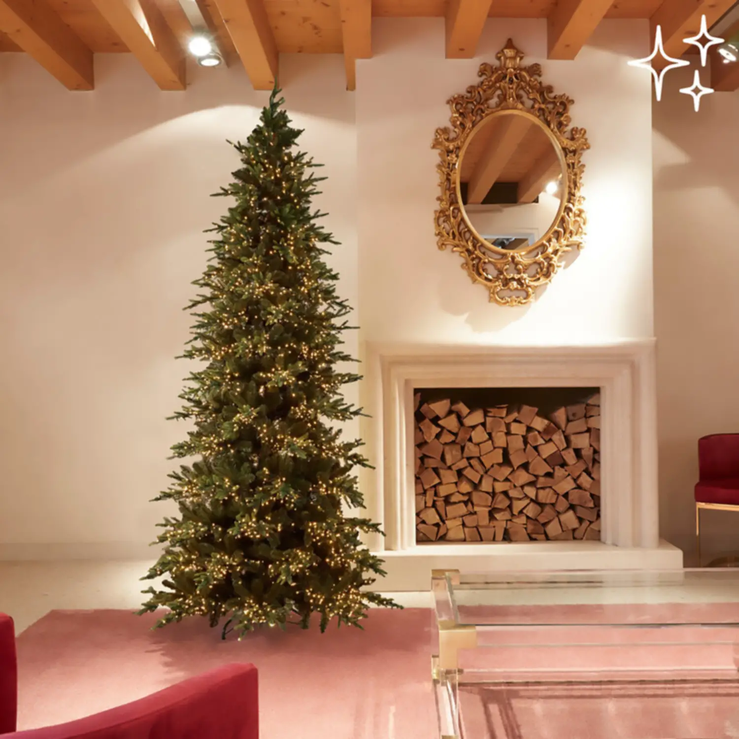 Albero di Natale Pino Luxury New 240 cm – 4000 LED Integrati **ULTIMO PEZZO** - alberi