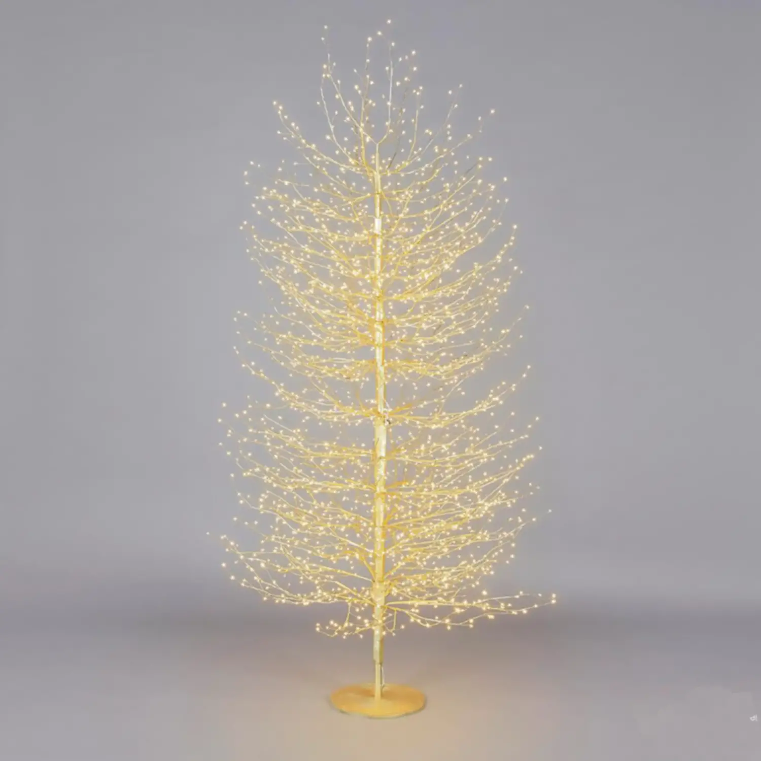 Faggio con Base con 2700 LED H 210 cm: Magia di Luci per il Tuo Natale **ULTIMO PEZZO** - alberi led di design