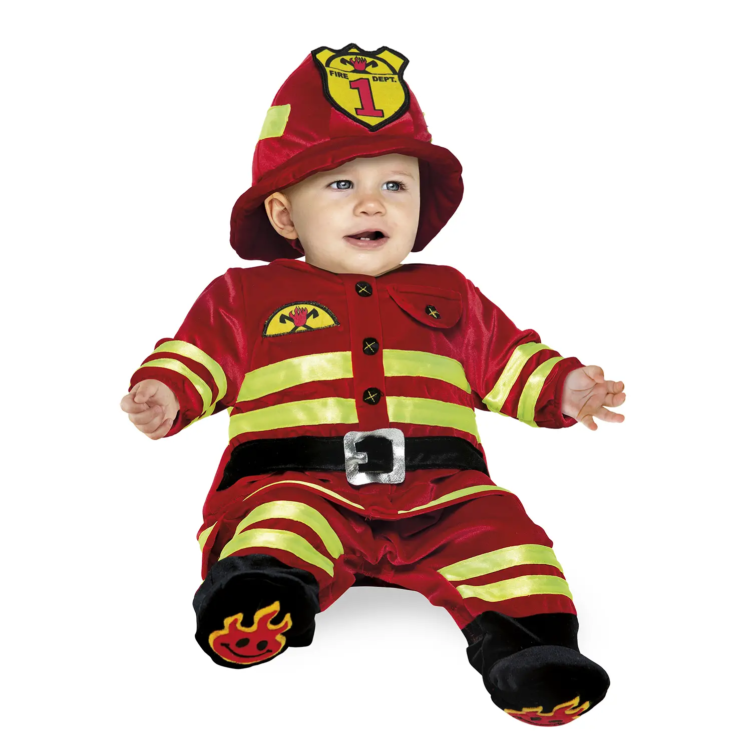 Superbaby Little Fireman Costume 6/9 Months - baby boy and girl clothes