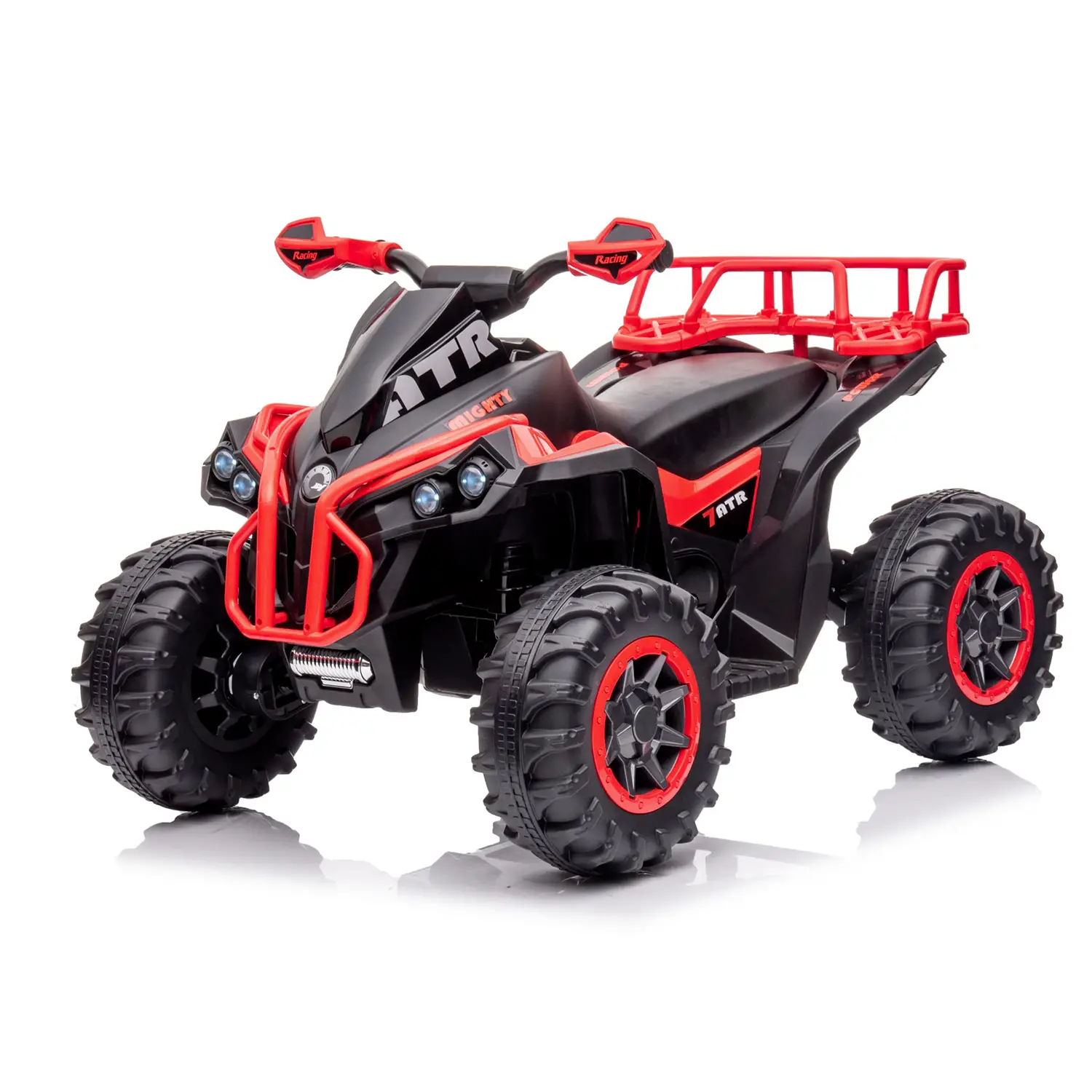 Moto Elettrica per Bambini Realistica Quad ATV 1.0 12V Rossa - moto