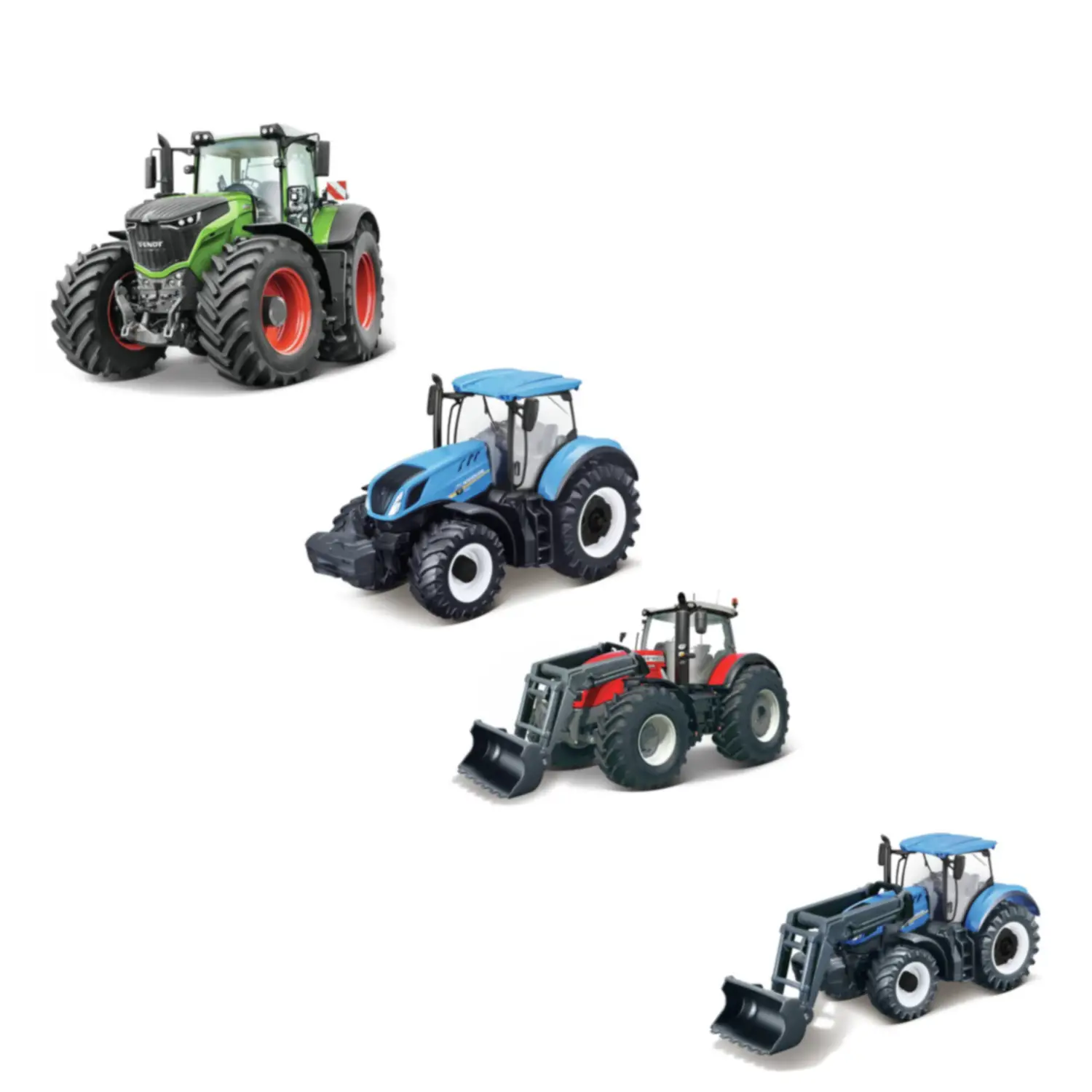 Trattore 10cm con Caricatore Frontale - Modello Assortito - modellini