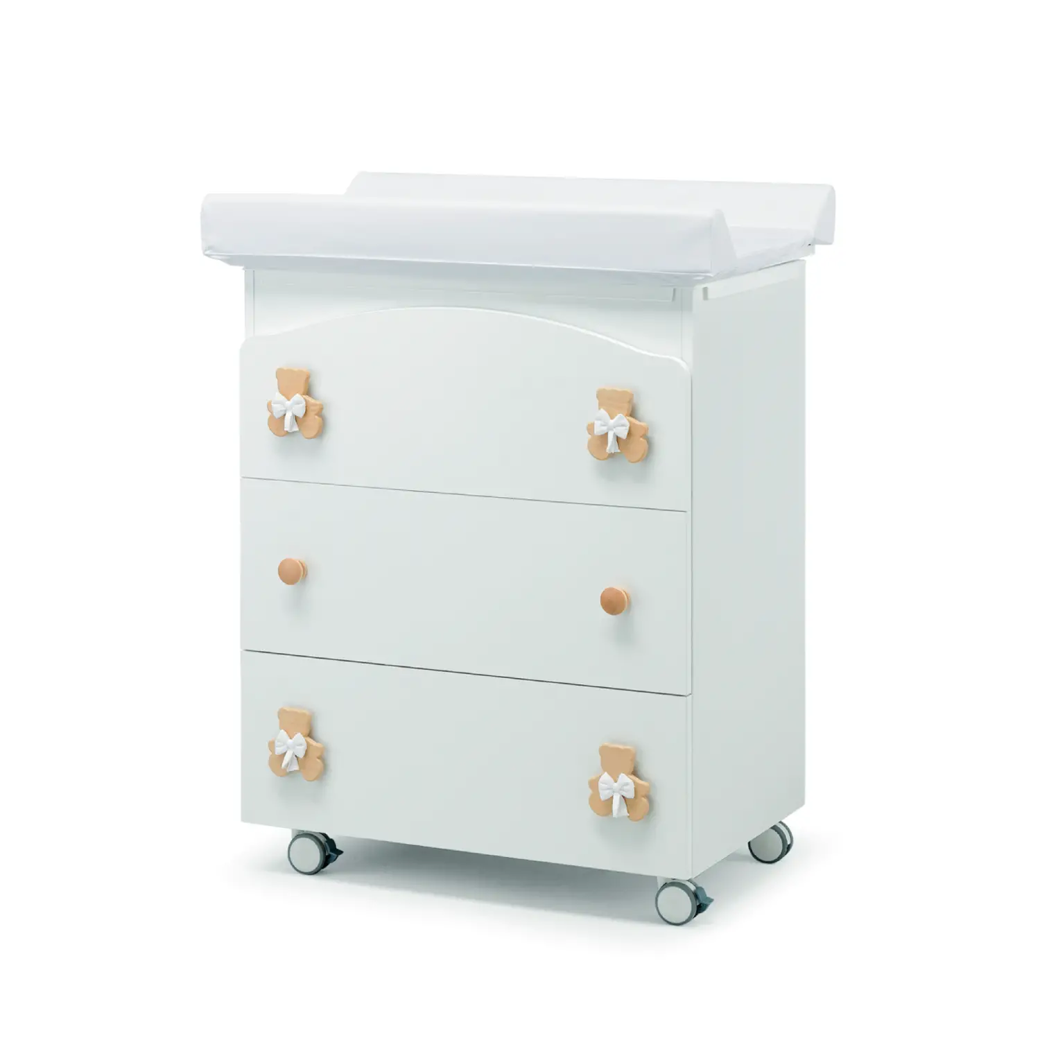 Bagnetto Fasciatoio Dudù Bianco Naturale – Erbesi - Zona cambio e bagno