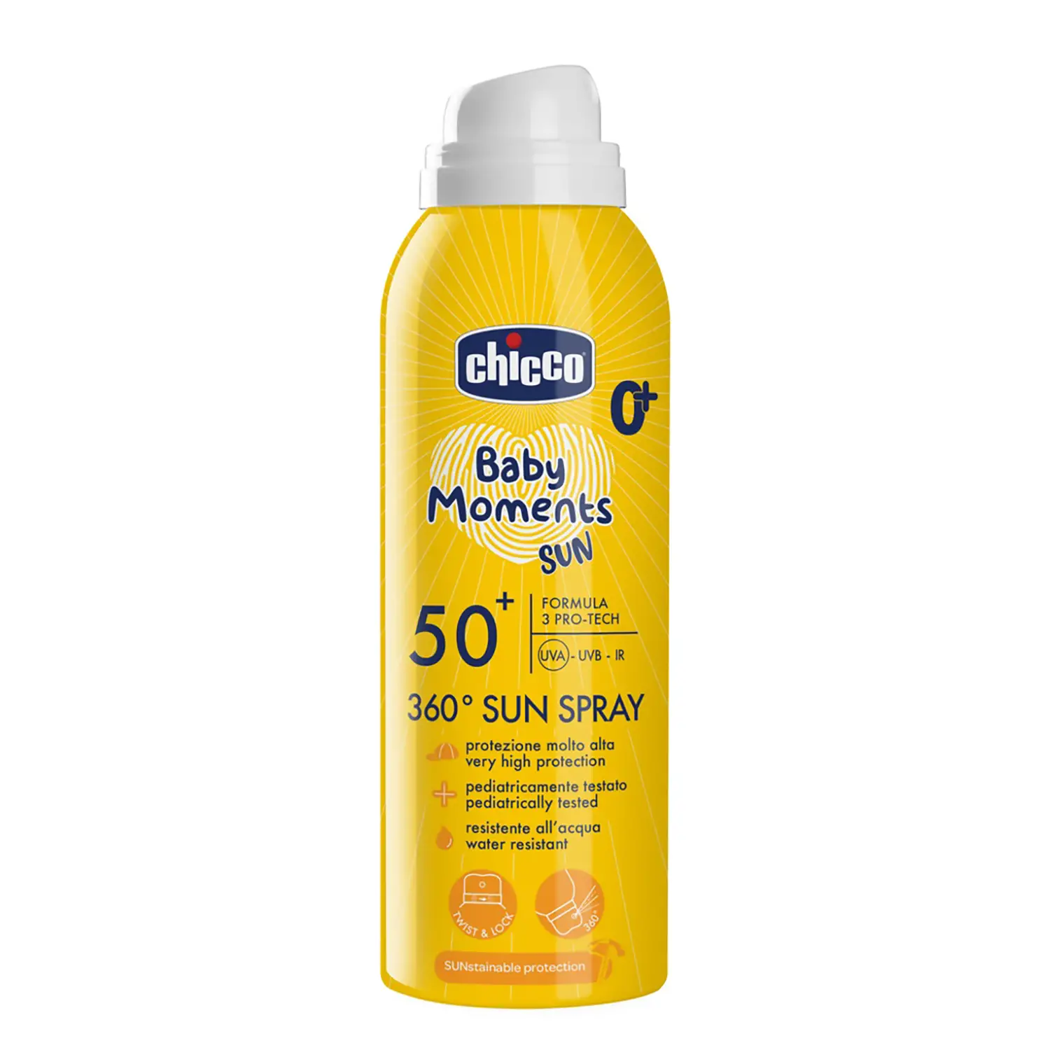 Crema Solare Chicco SPF 50+ 150 Ml - estivo mare