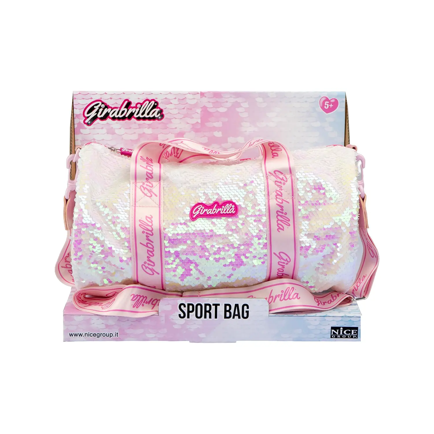 Girabrilla Sport Bag White - regalo e gadget valigeria