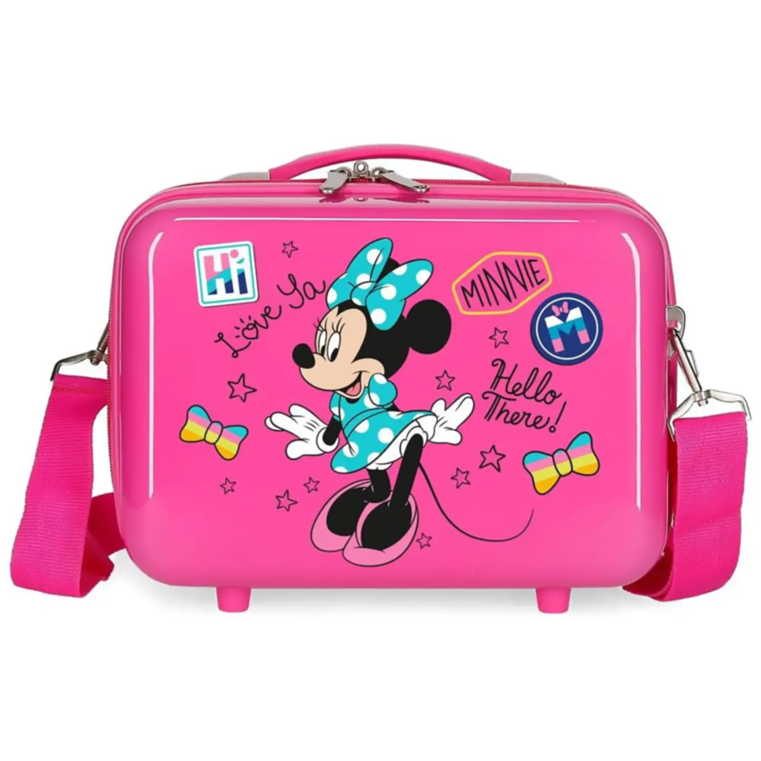 Minnie Hi Love Beauty Case Adattabile Abs - regalo e gadget valigeria