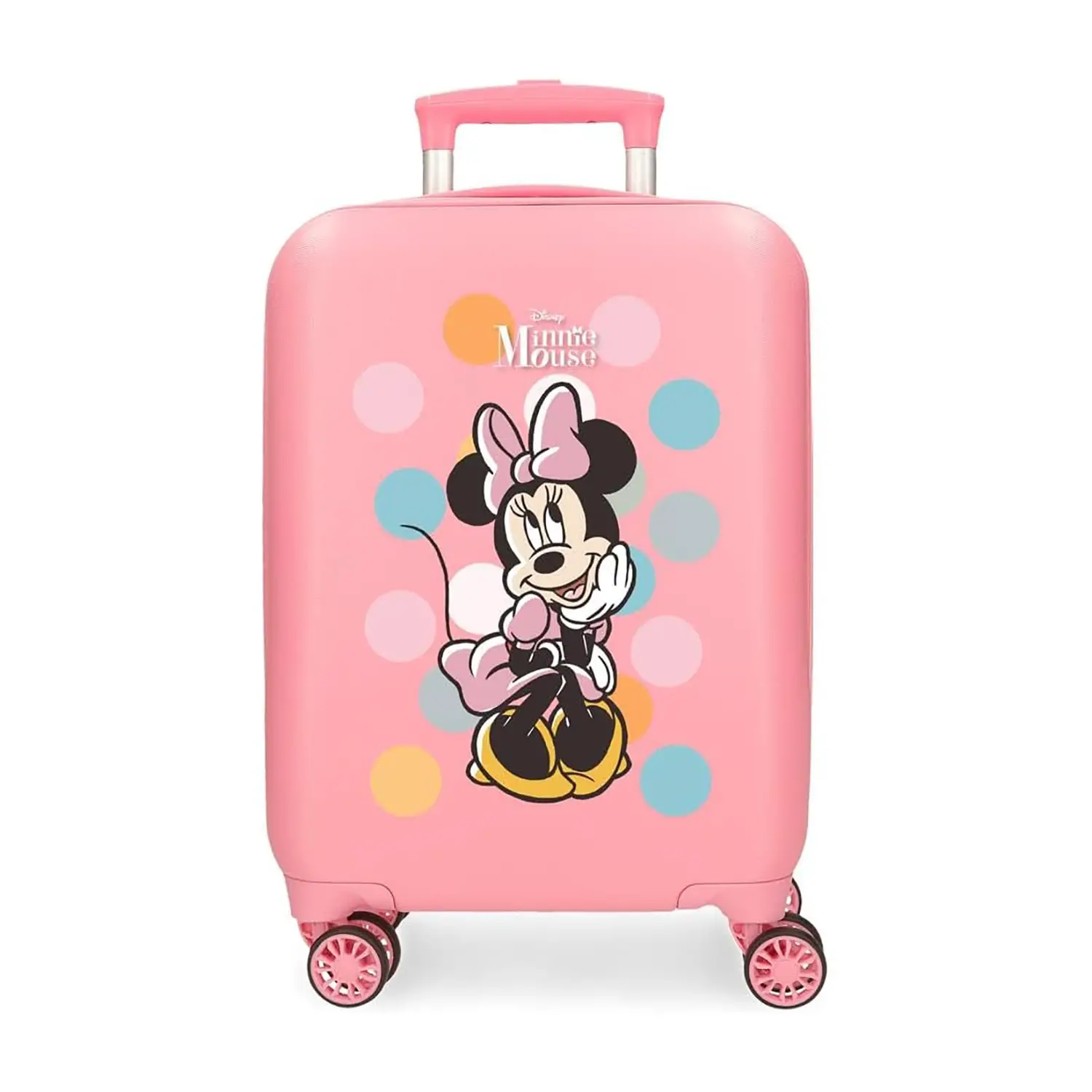 Minnie Coquette Trolley Abs 50 Cm 4 Ruote Rosa - regalo e gadget valigeria