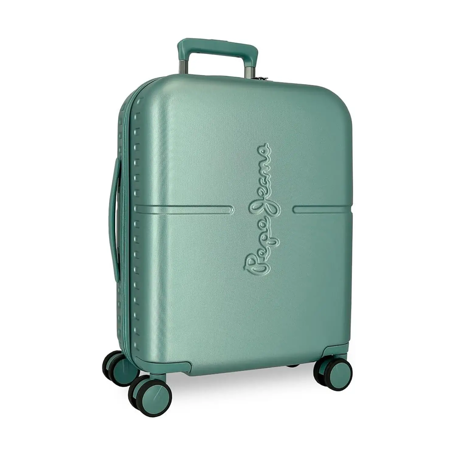 Pepe Jeans Highlight Trolley Abs 55cm 4 Ruote Turchese - regalo e gadget valigeria