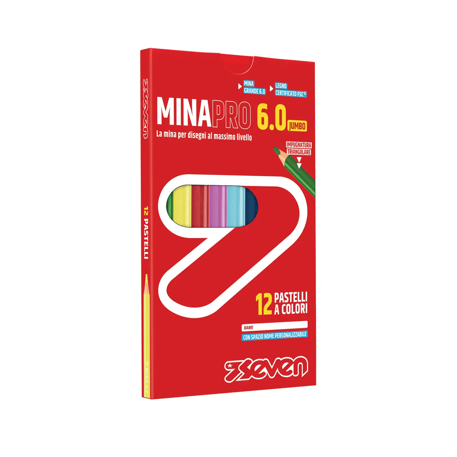 Pastelli Minapro 6.0 - Scatola 12 Pz - Pastelli