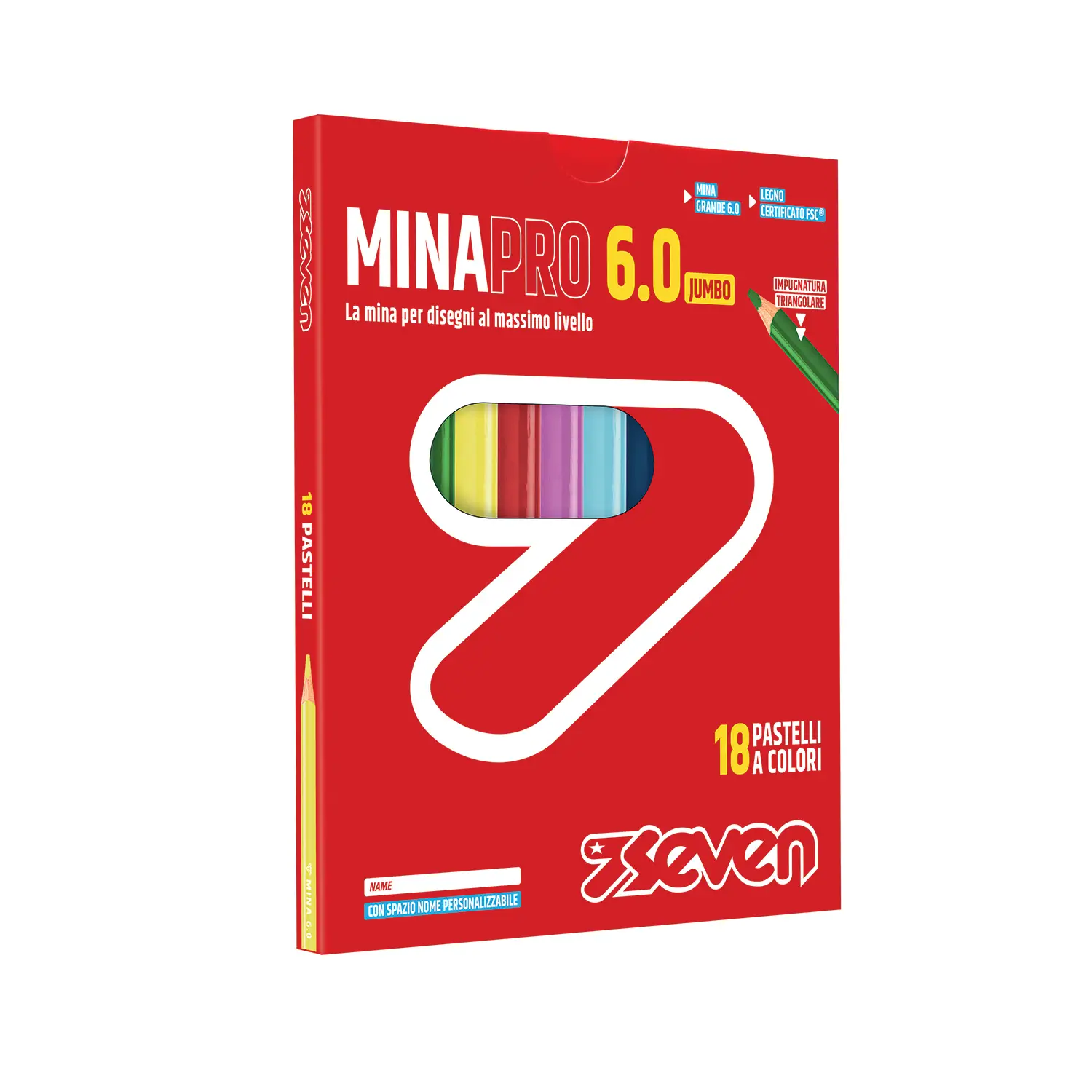 Minapro 6.0 Crayons - Box 18 Pcs - Crayons