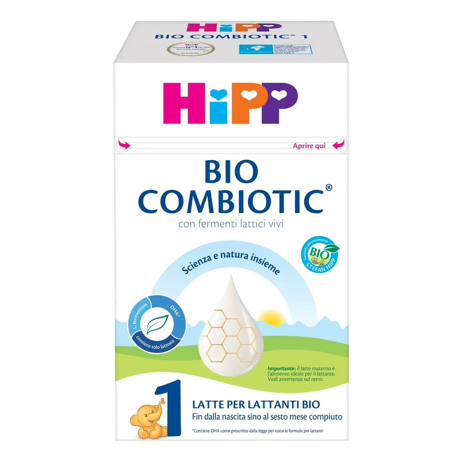 Latte 1 Lattanti Polvere Combiotic Hipp 600 gr - latti artificiali