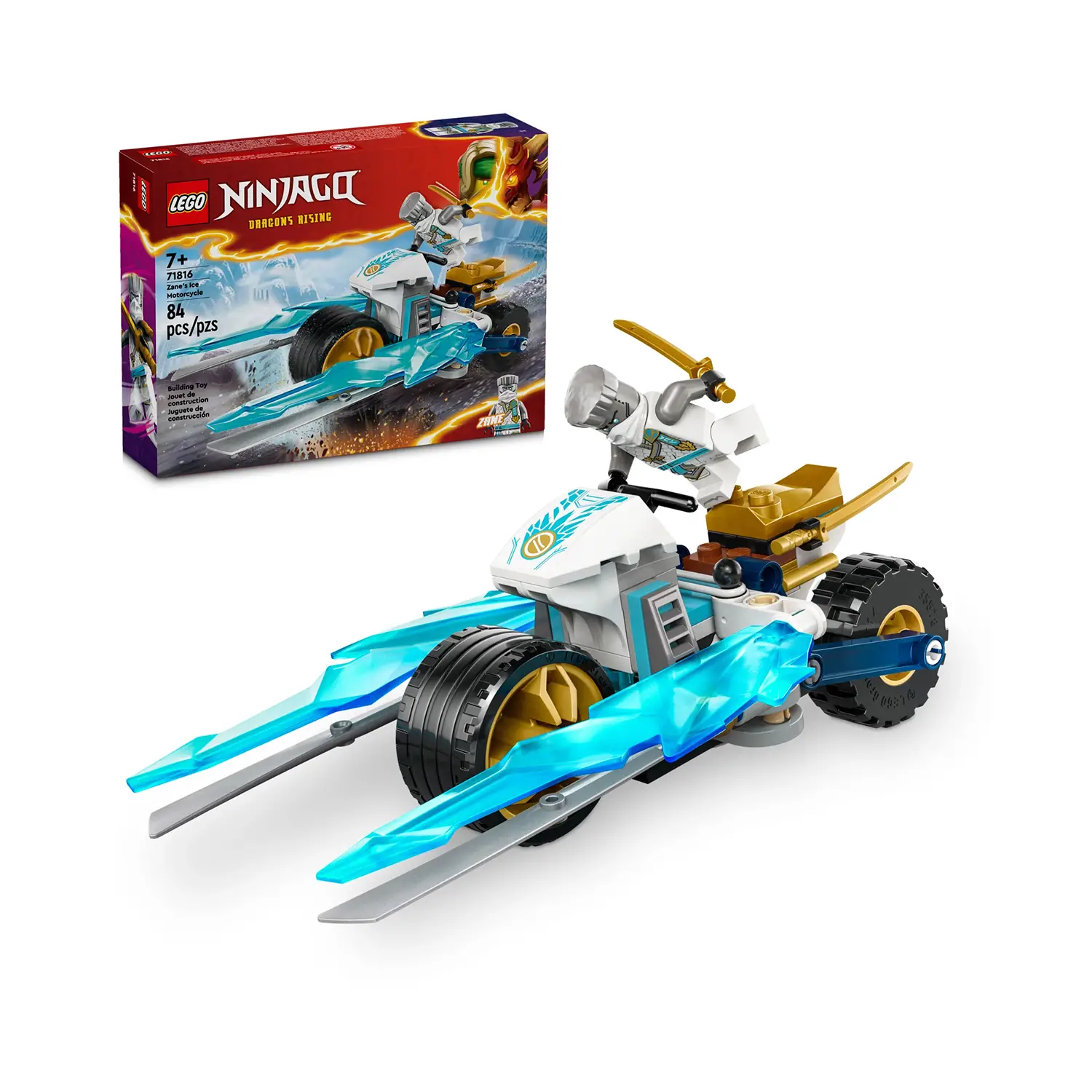 Lego Ninjago - Zane's Ice Motorcycle 71816 - lego