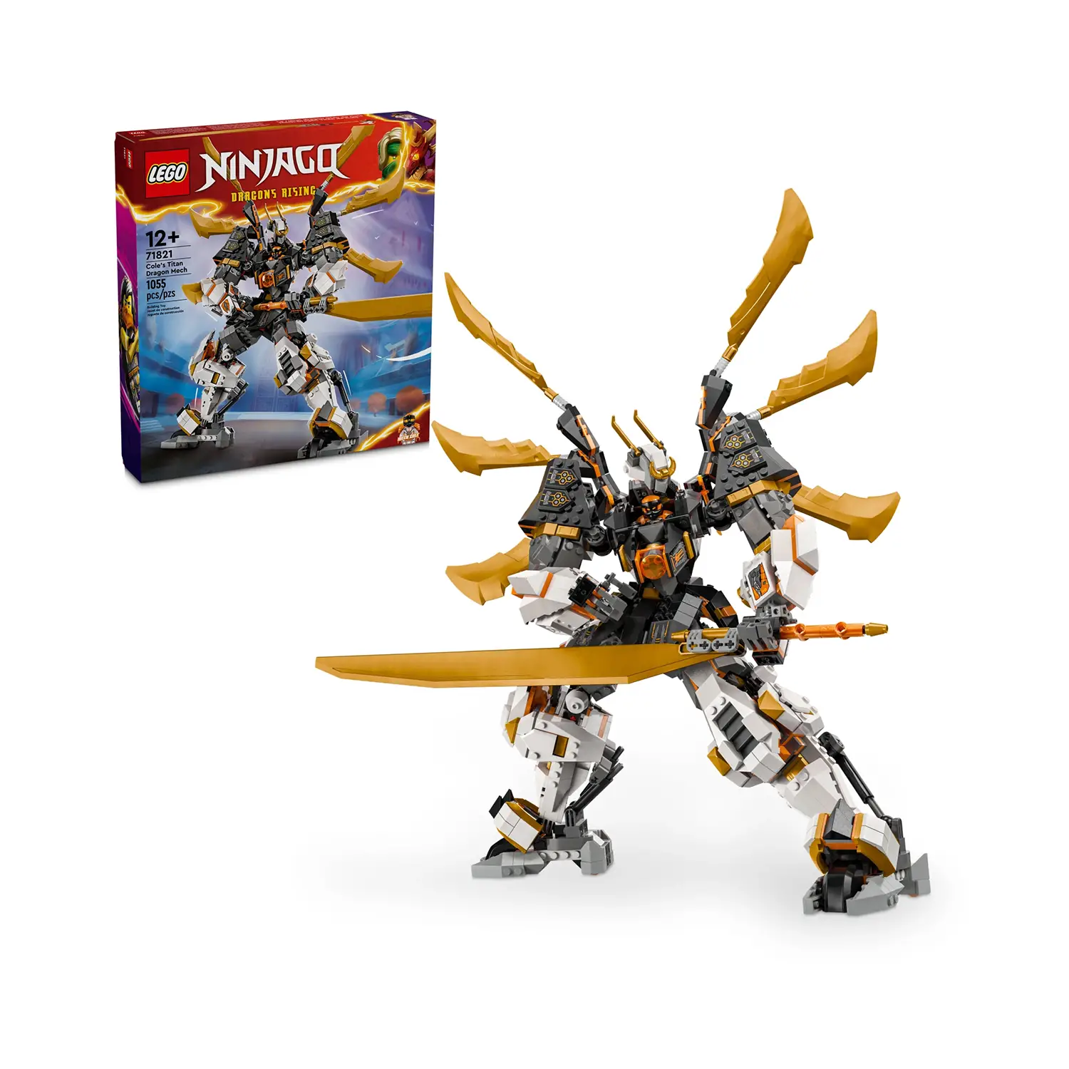 Lego Ninjago - Cole's Titanium Dragon Mech 71821 - lego