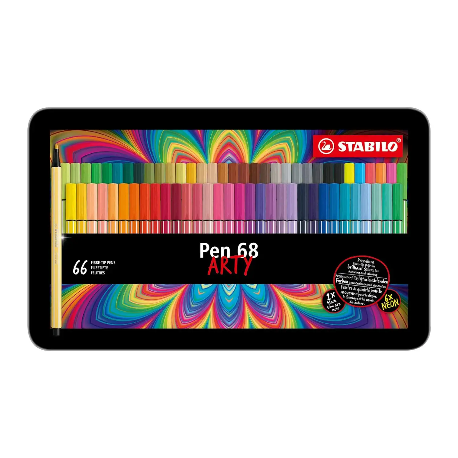 Pennarelli Pen 68 - Scatola Arty 66 Pezzi in 65 Colori - Pennarelli
