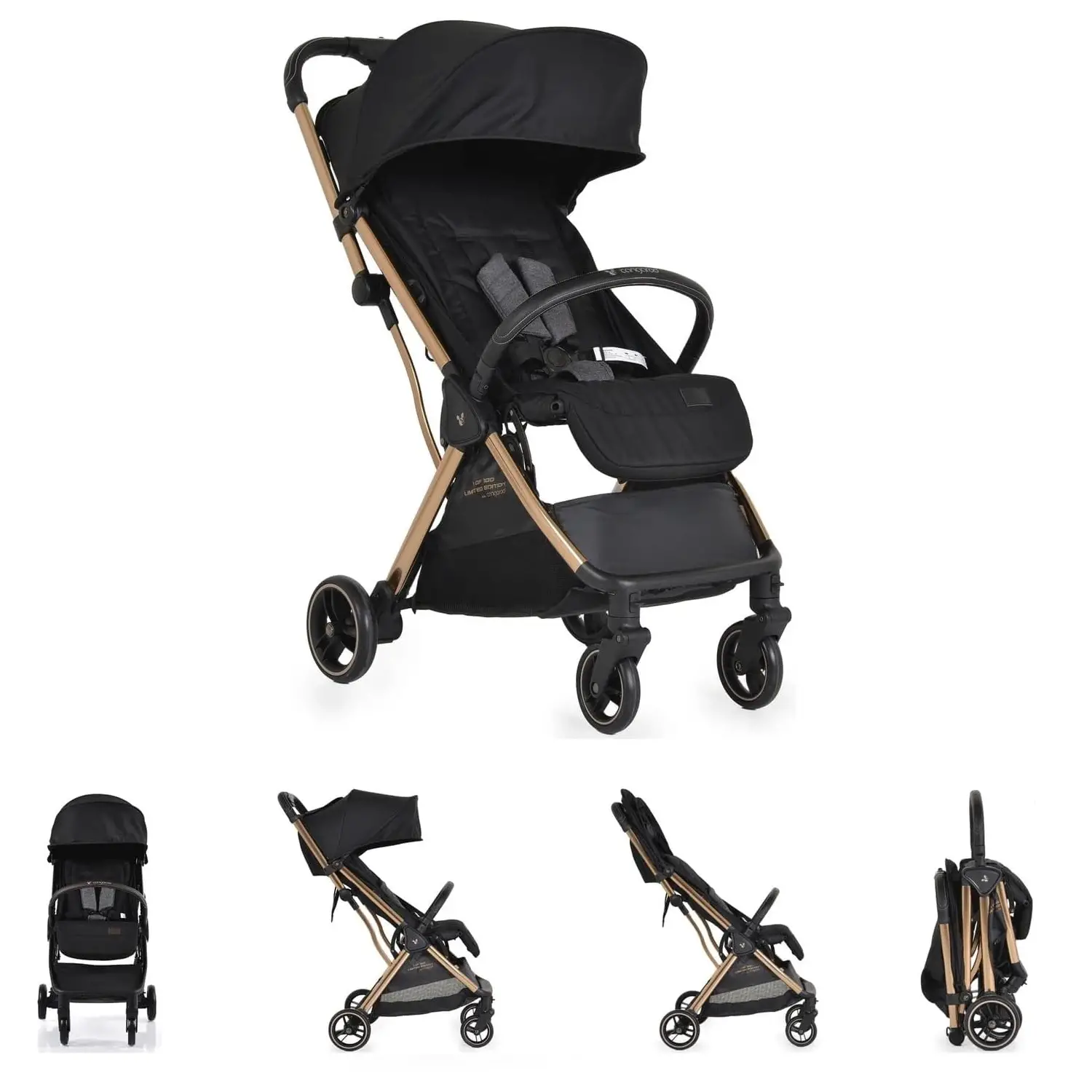Passeggino Easy Fold Limited Edition Black - passeggini compatti