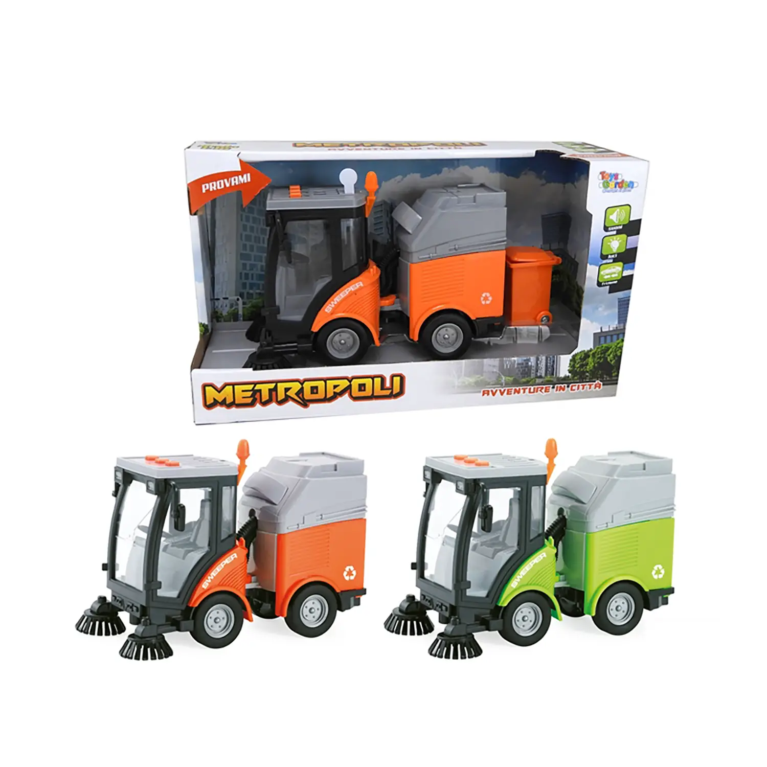 Spazzatrice Metropoli Mezzo Ecologico - modellini
