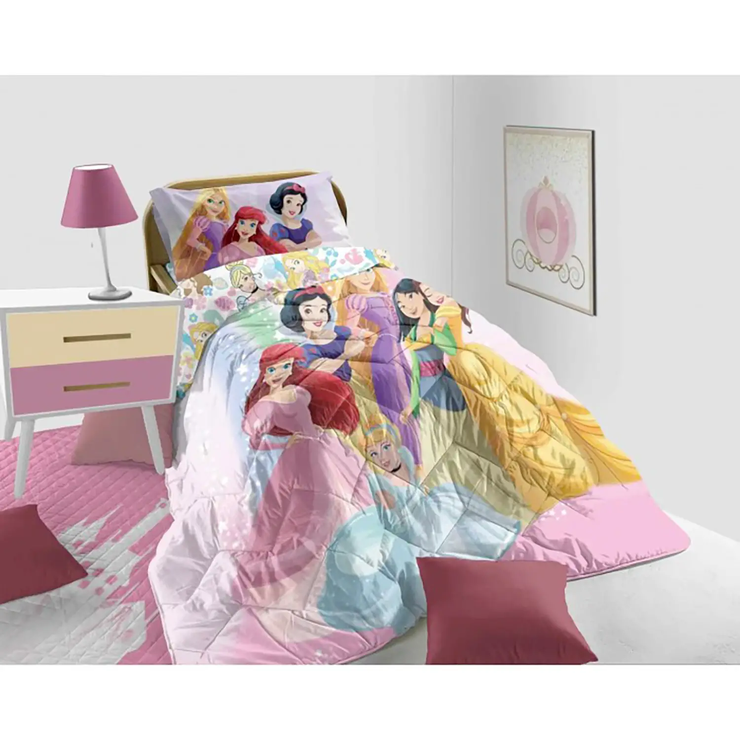 Trapunta 1 Piazza Piazzata Princess - regalo e gadget valigeria