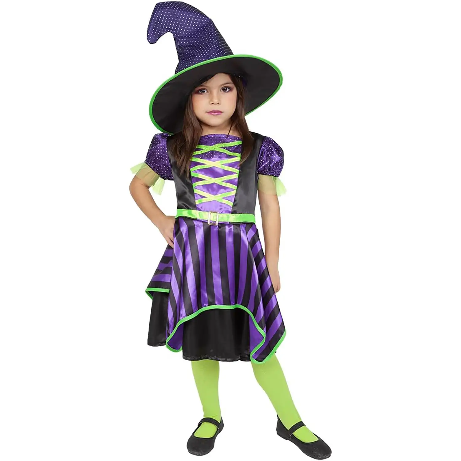 Costume Strega Cuqui per Bambine - Taglia S - 7/8 anni - Abiti halloween