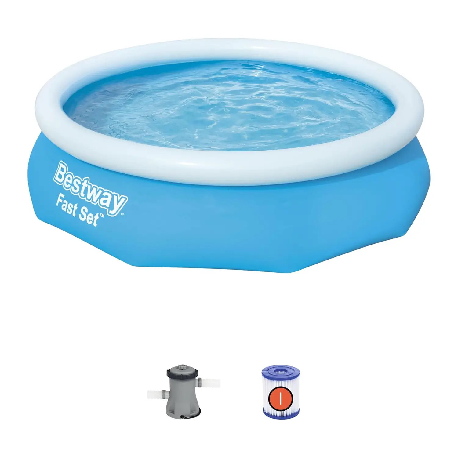 Piscina Fast Set Cm. 305X76, Cap. 3.800 L., Pompa Filtro - piscine gonfiabili