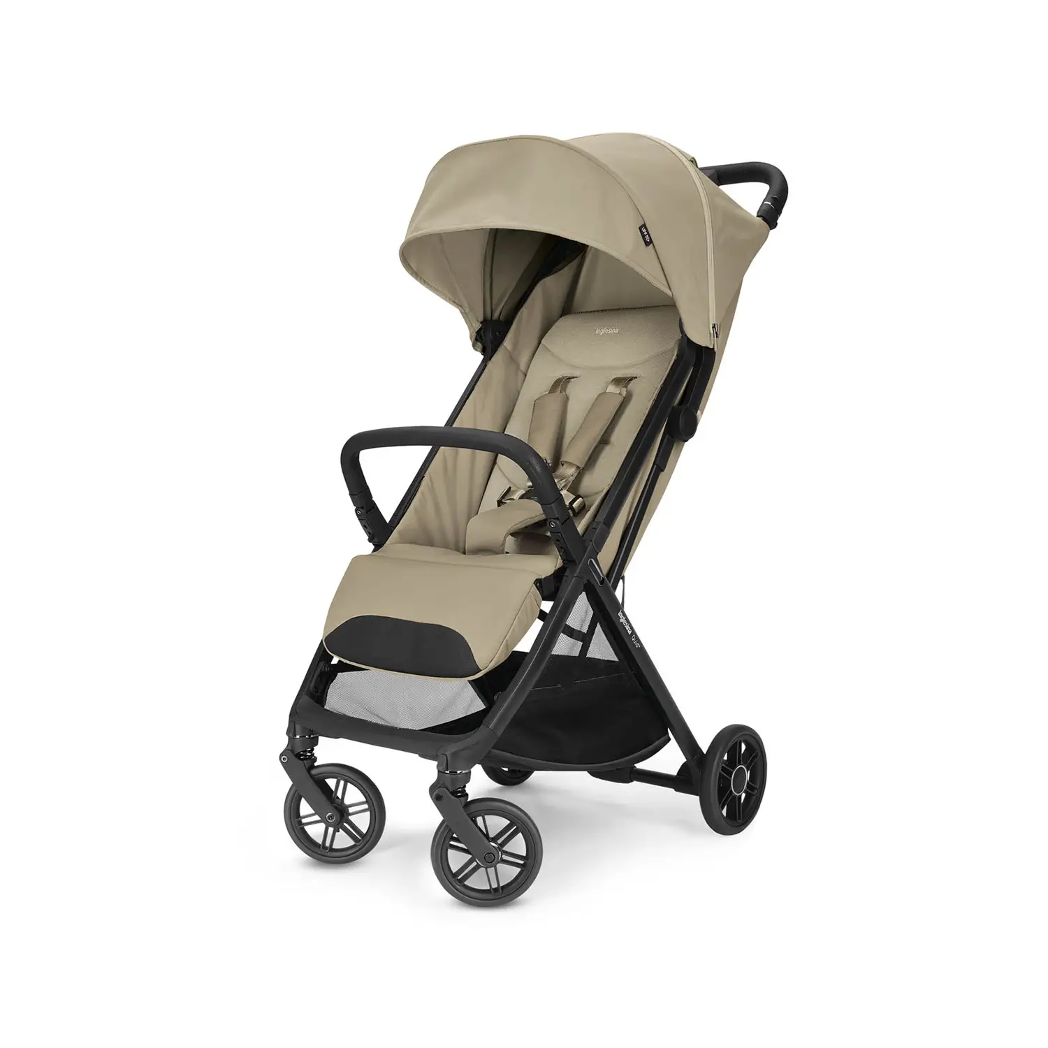 Passeggino Quid3 Lunar Beige Con Telaio nero Inglesina - passeggini compatti