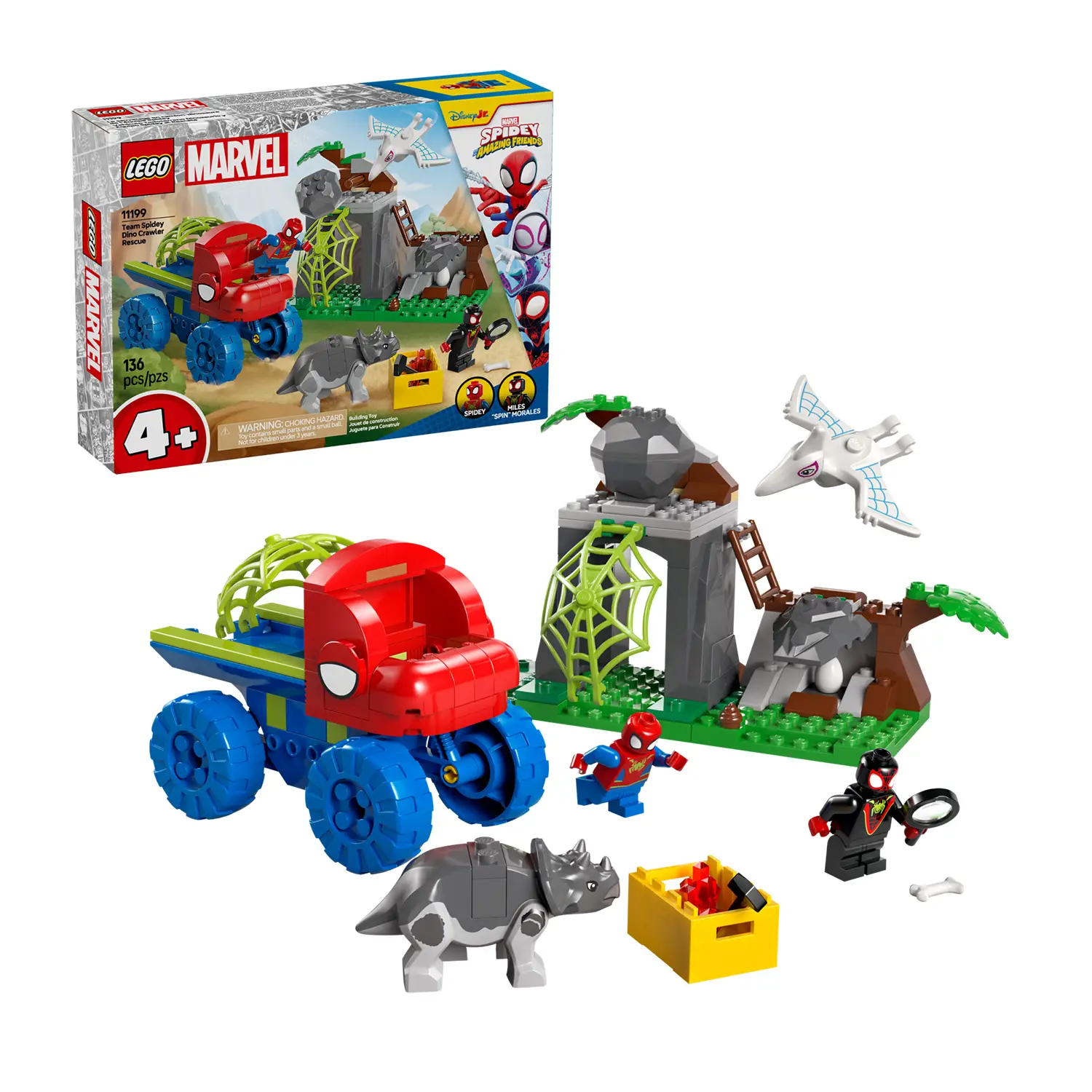 Lego Spidey - Team Spidey: Salvataggio su Dino-ruspa 11199 - lego