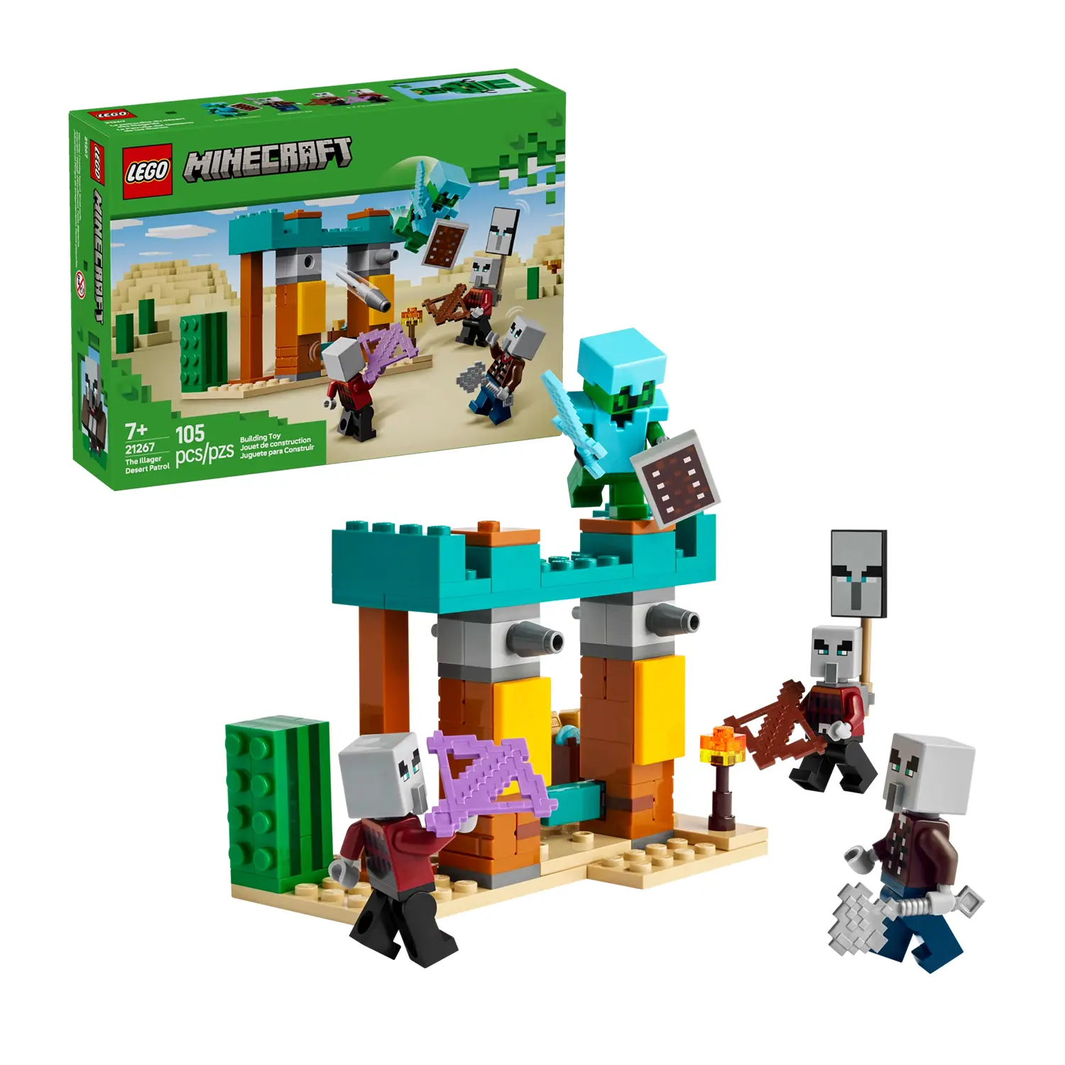 Lego Minecraft - Pattuglia Nel Deserto della Bestia 21267 - lego