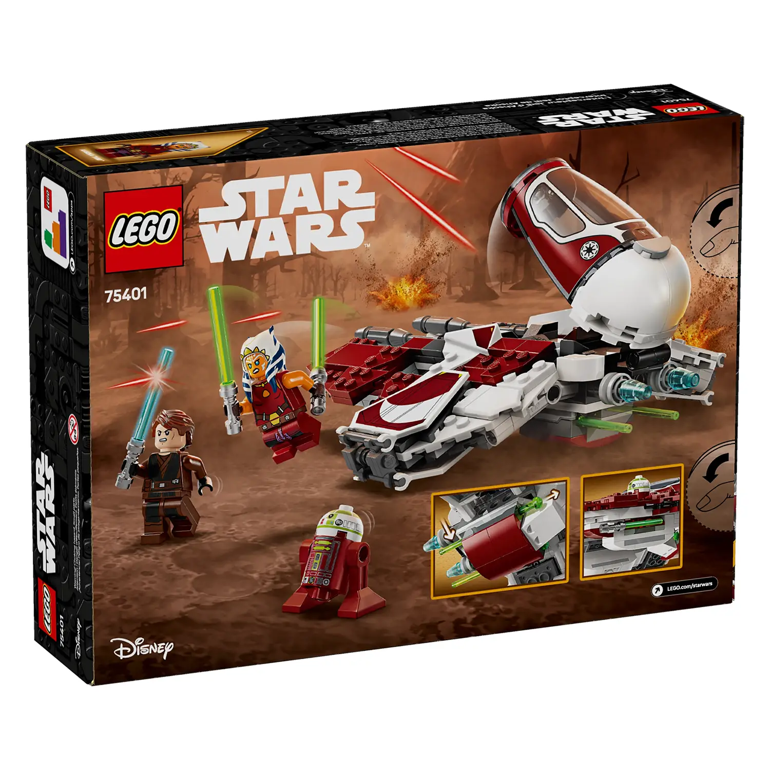 Lego Star Wars - Jedi Interceptor di Ahsoka 75401 - lego