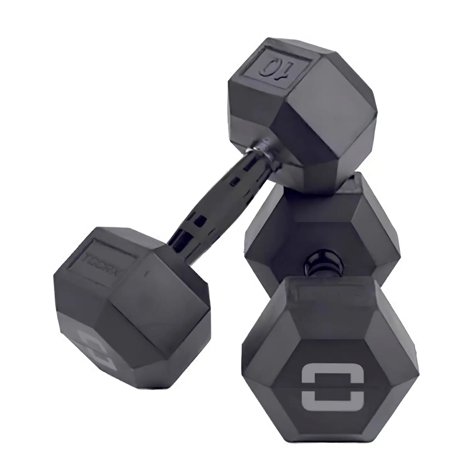 Manubrio Esagonale Gommato Con Antiscivolo 22,5 Kg - addominali e barre trazioni