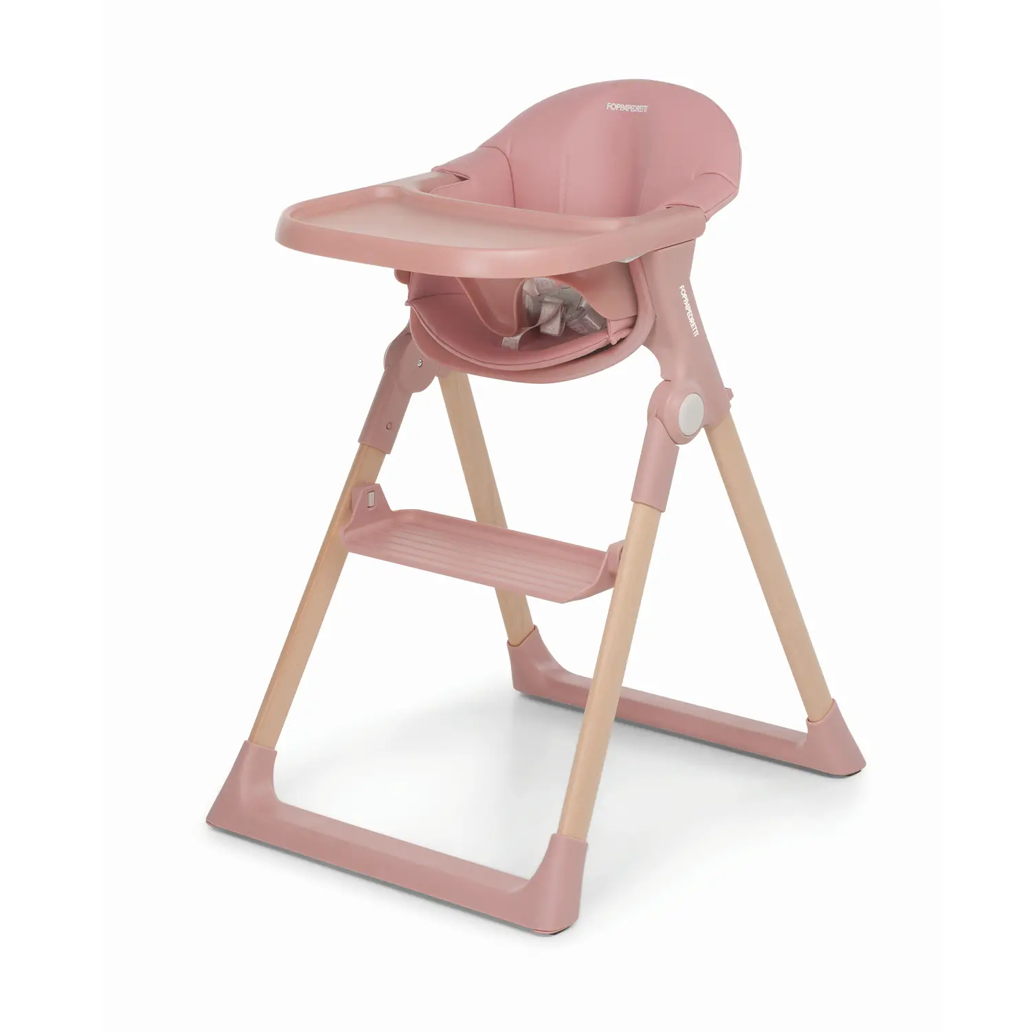 Foppapedretti Highchair 2in1 Kidsmenu Pink With Soother - highchairs