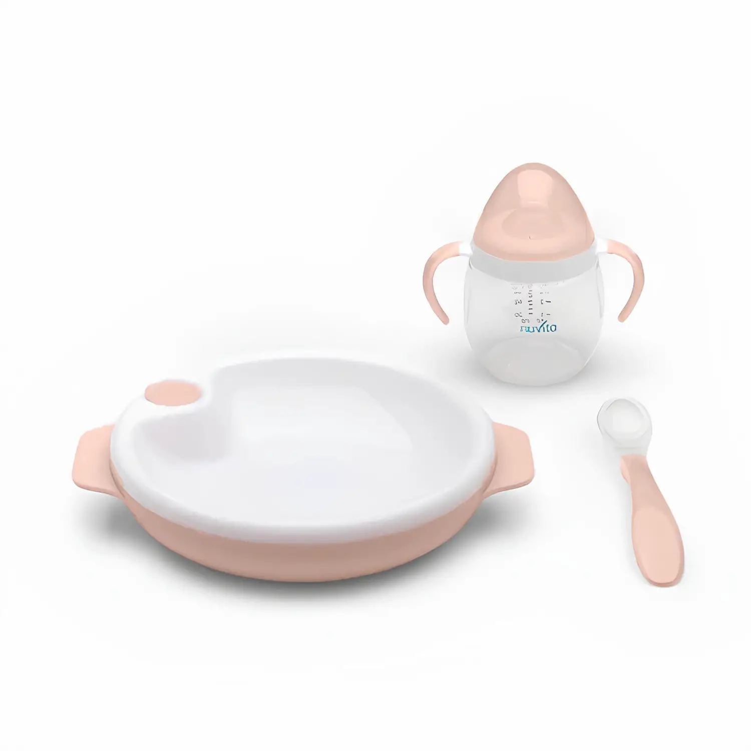 Set Pappa Caldo 6+ Mesi - English Rose - piatti e posate