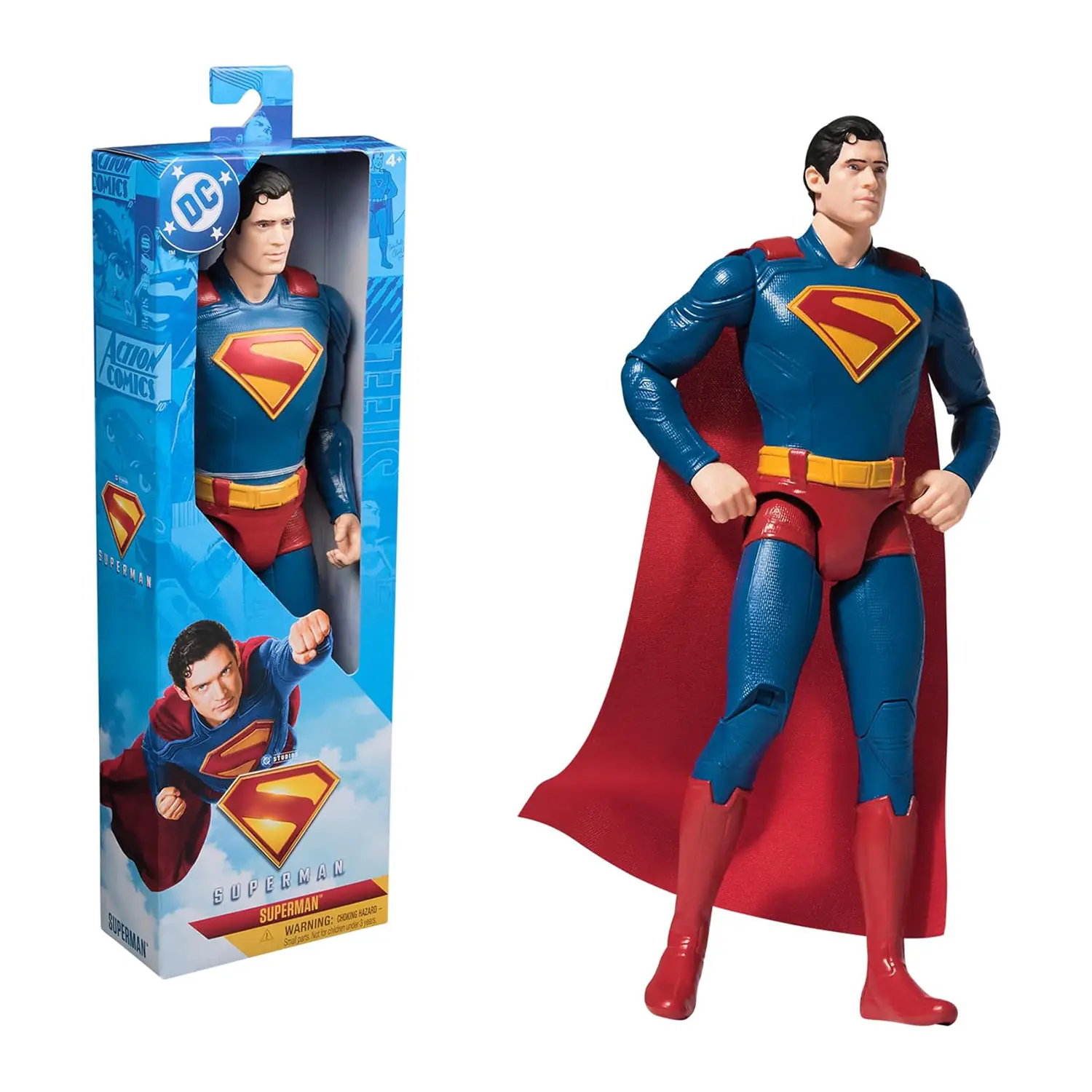 DC Comics Superman Action Figure 30 cm Giocattolo Bambini - action figures ed accessori