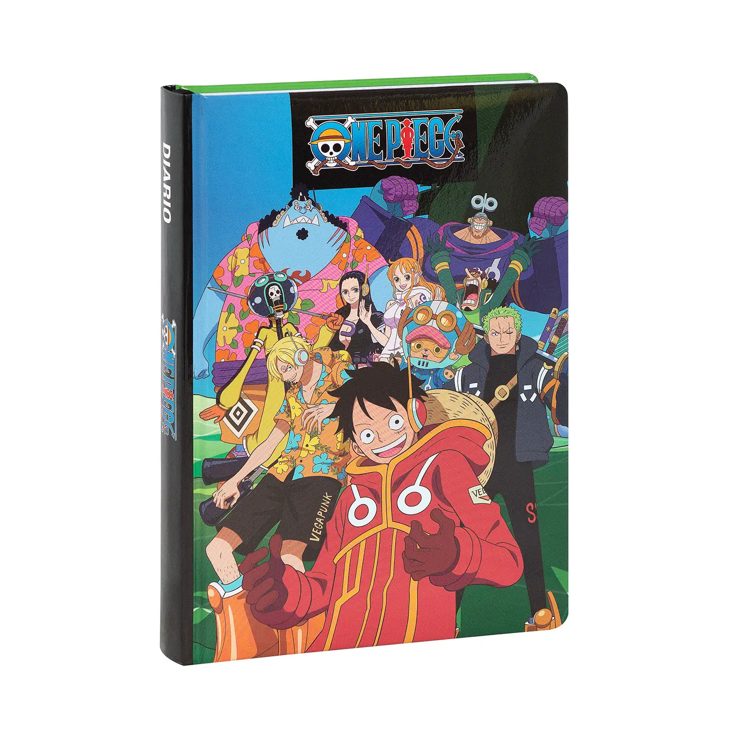One Piece School Diary 12 Months Standard Green - diaries