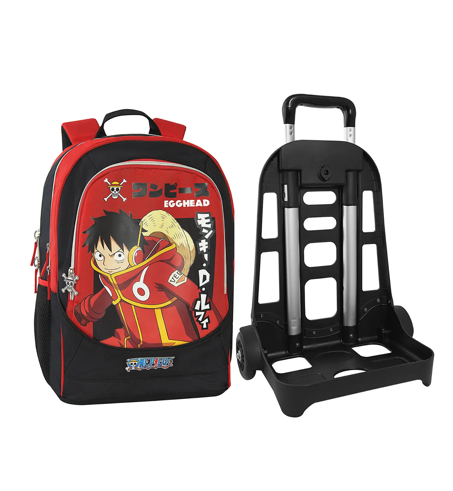 One Piece Organized Trolley Detachable School Backpack - trolley backpacks