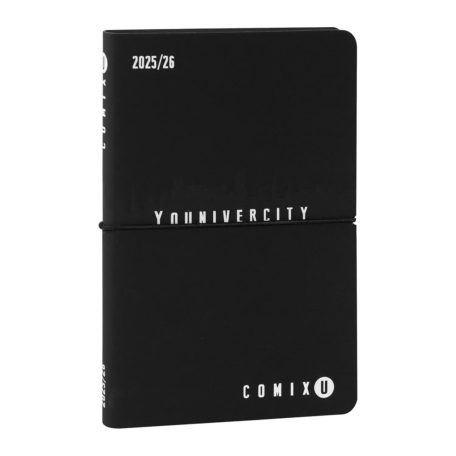 Comix U Younivercity Diary 13 Months Week Medium Black White - diaries