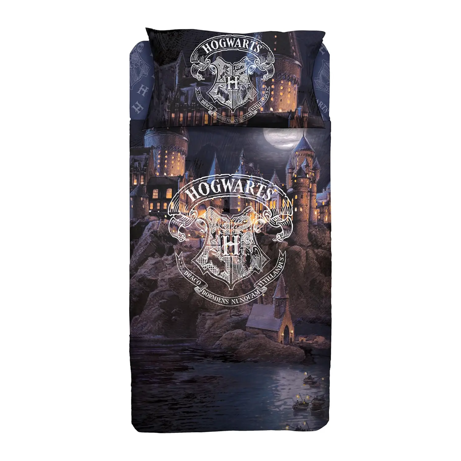 Completo Letto 1 Piazza Harry Potter Castello Scuro - regalo e gadget valigeria