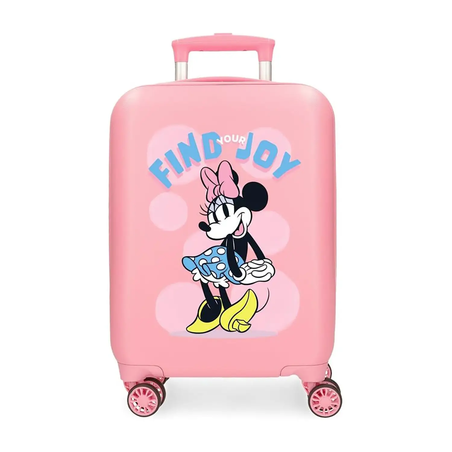 Find Your Joy Minnie Trolley Abs 50 Cm 4 Ruote Rosa - regalo e gadget valigeria