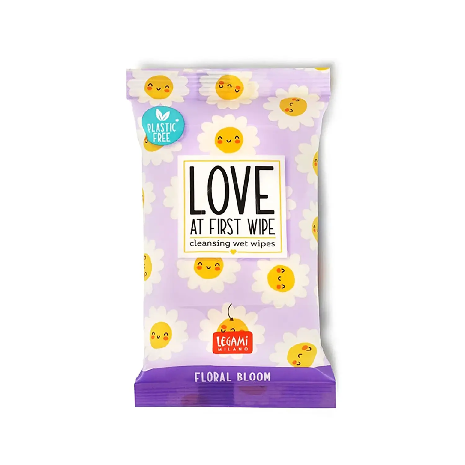 10 Wet Wipes - Love At First Wipes - Daisy - regalo e gadget valigeria
