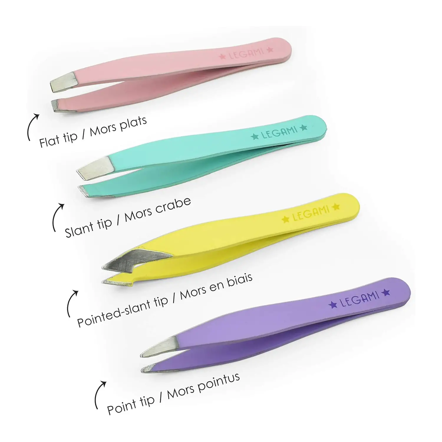 Legami - Bye Bye Frida, Set di 4 Mini Pinzette - regalo e gadget valigeria