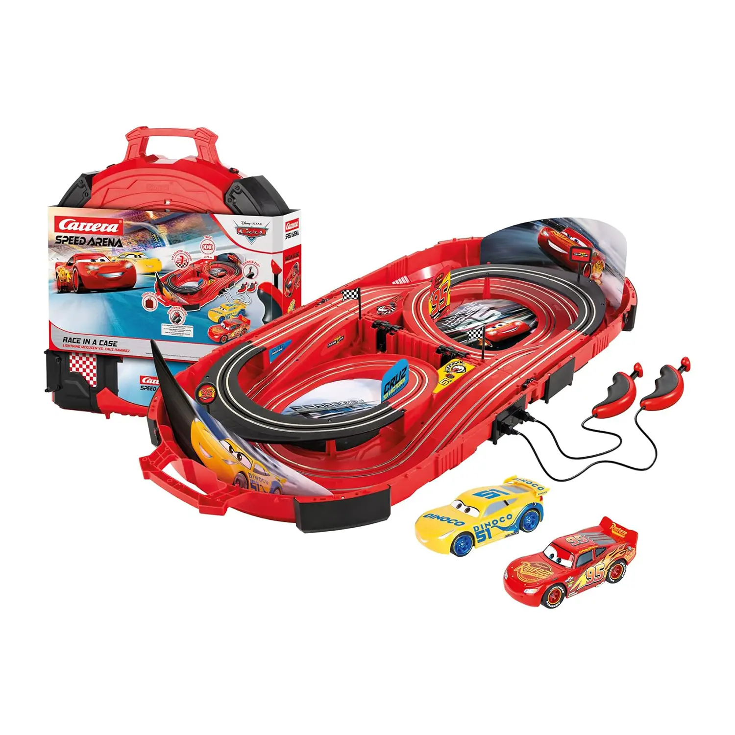 Pista Carrera First Disney Pixar Cars Valigetta - Veicoli, garage e piste